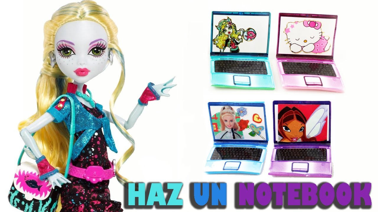 Cómo hacer un laptop o notebook para tus muñecas - Manualidades para muñecas