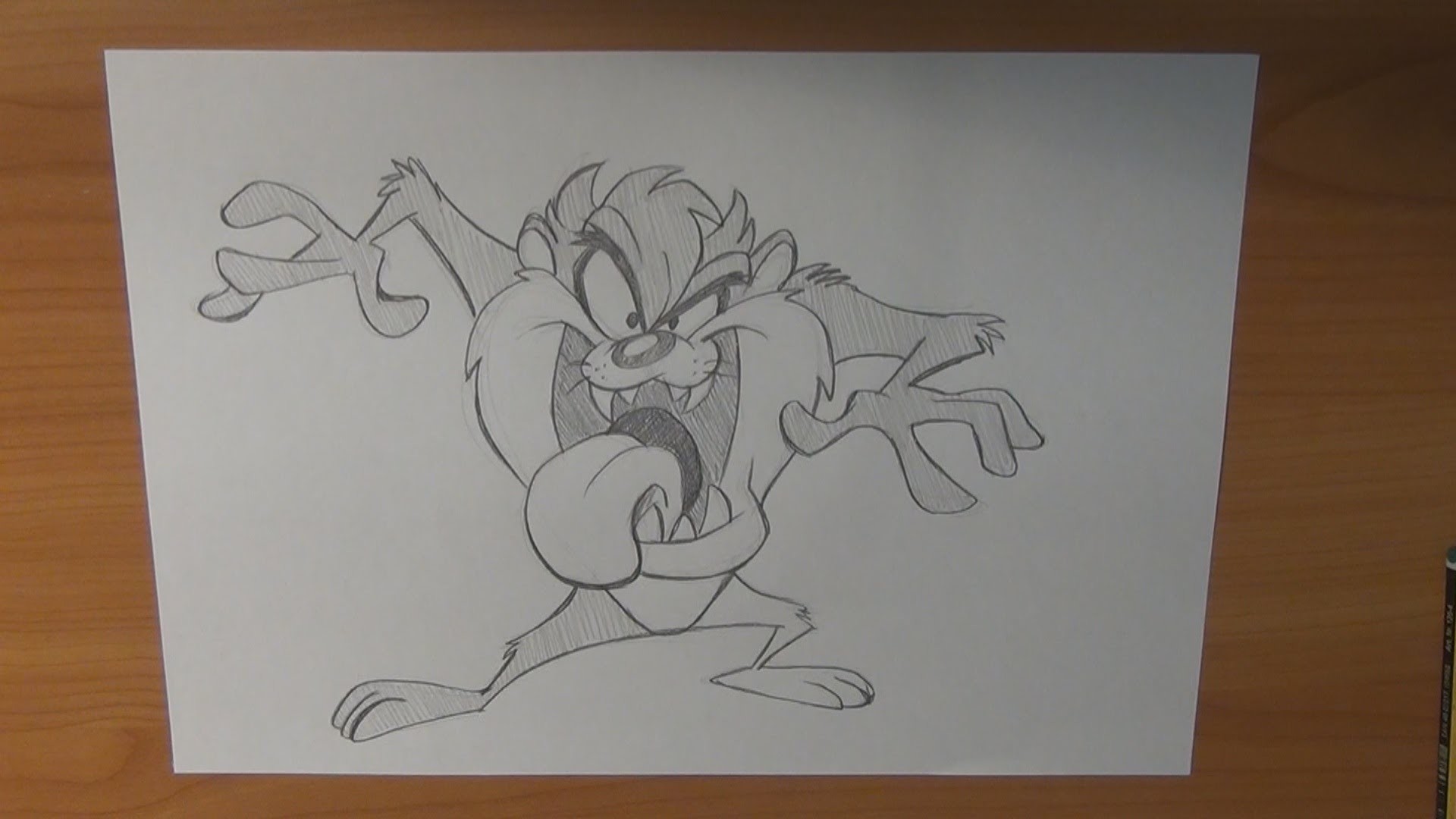 Dibujar al Demonio de Tasmania  (Warner Bros.)