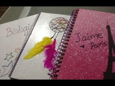 DIY decora tus cuadernos para el colegio