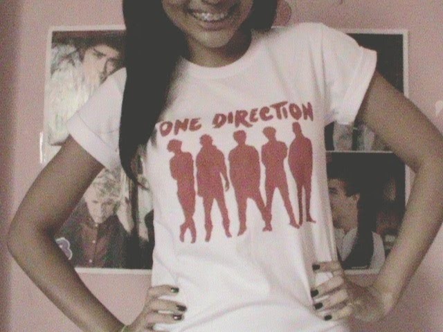 DIY One Direction T-shirt.Camisa