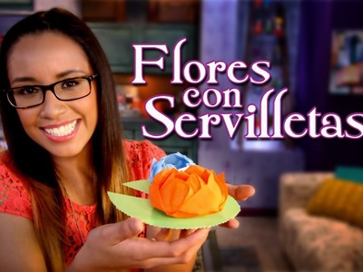 Flor con Servilletas ¡Sorpresa fácil! - Crafting Studio