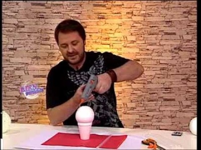 Martín Muñoz - Bienvenidas TV - Decora una Esfera Transparente con Luz.
