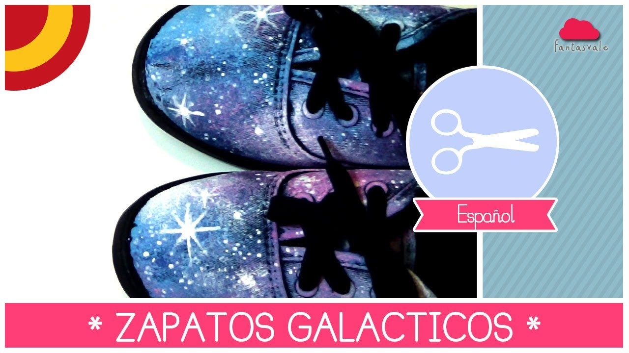 ZAPATOS GALAXIA: como decorar tus zapatos con efecto COSMICO!
