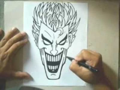 Cómo dibujar a un Joker