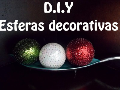 Como hacer esferas decorativas con lentejuela. Fácil, bonitas y económicas DIY