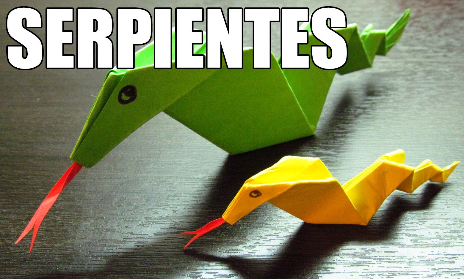 Como hacer una serpiente de papel | Manualidades y origamis con papel paso a paso (Muy fácil)