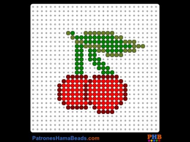 Hama beads Frutas y Vegetales #1