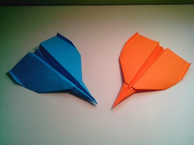 Como hacer un avión de papel rápido (origami)