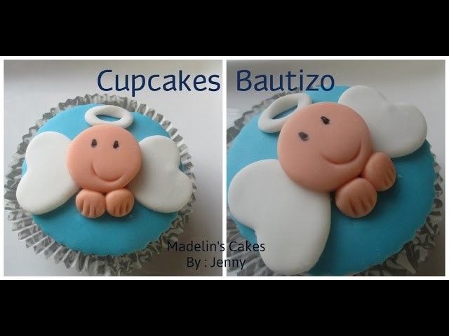 Cupcakes Para Bautizo o Baby Shower Muy Fáciles De Hacer - Madelin's Cakes