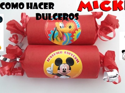 DIY.COMO HACER DULCERO FACIL DE MICKEY MOUSE