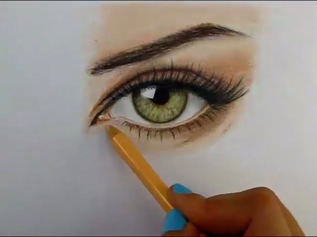 Tutorial: Cómo dibujar ojos con lápices de colores