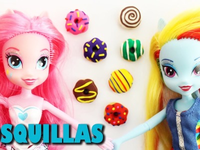 Cómo hacer donas, donuts, berlinas o rosquillas para tus muñecas - Manualidades para  muñecas