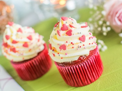 Cupcake Red Velvet - Especial San Valentín