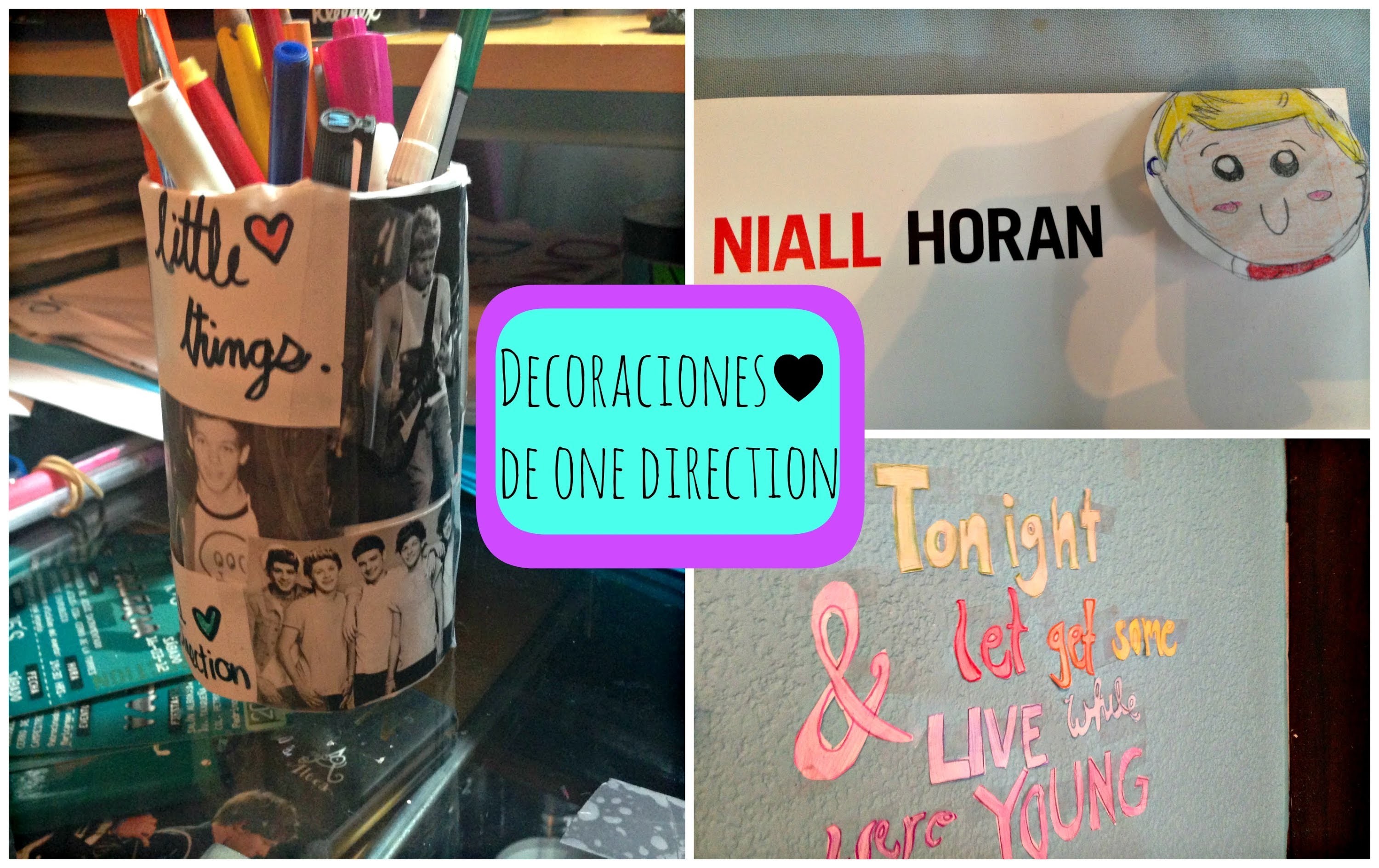 DIY - Decoraciones para tu cuarto de One Direction ♡﻿﻿ #2
