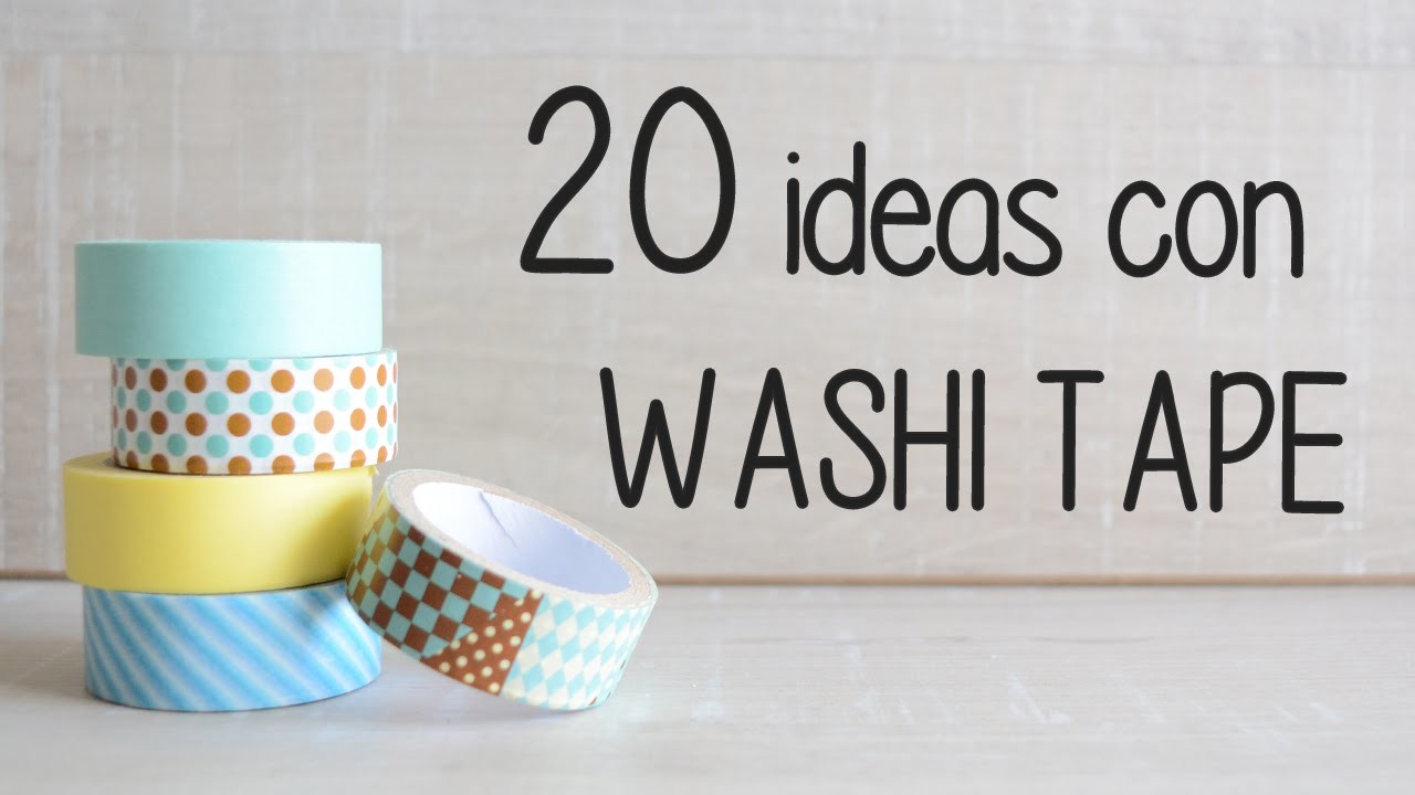 Ideas con washi tape