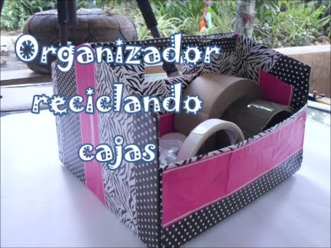 Organizador - reciclando cajas
