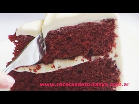 Torta Red Velvet - Torta Terciopelo Rojo - Recetas de Tortas YA!