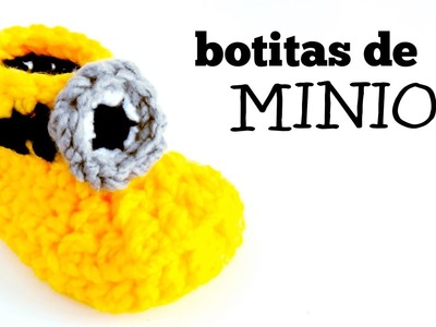 Botas de Minion a Crochet para Bebés