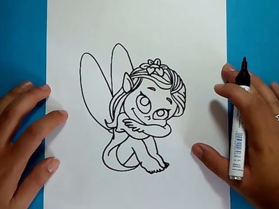 Como dibujar un hada paso a paso | How to draw a fairy
