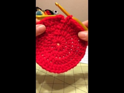 Como hacer un grorro de Elmo. Crochet. Parte 3