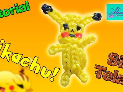 ♥ Tutorial: Pikachu de gomitas en 3D (sin telar) ♥