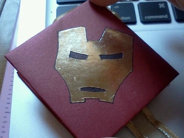 TUTORIAL Regalos para Iron man3:Iron man3 gifts Carta squash