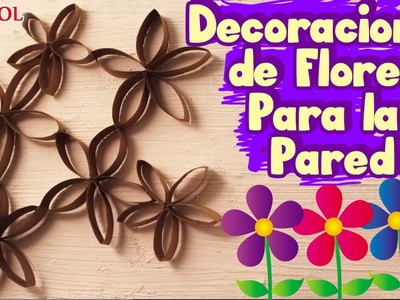 Cómo Hacer Decoraciones Bonitos Para la Pared Fácil | Flower Wall Art | Spanish – How to Videos