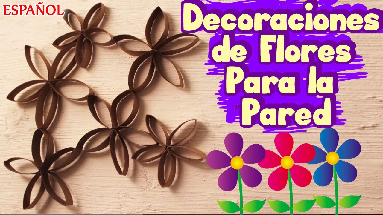 Cómo Hacer Decoraciones Bonitos Para la Pared Fácil | Flower Wall Art | Spanish – How to Videos