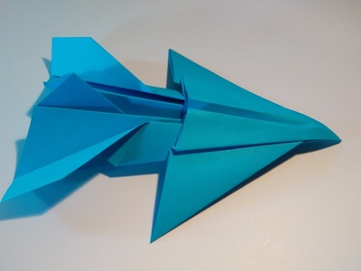 Como hacer un avión de papel jet fighter