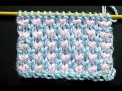 Cómo Tejer Puntada Ropa Bebé‎ #1 How Knit Stitch for Baby 2 Agujas (294)