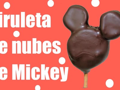 Piruletas de malvaviscos y chocolate  de Mickey Mouse