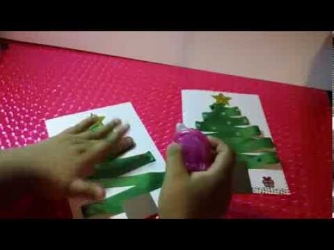 Postal Navidad GRATIS y fáciles de hacer Manualidades navideñas