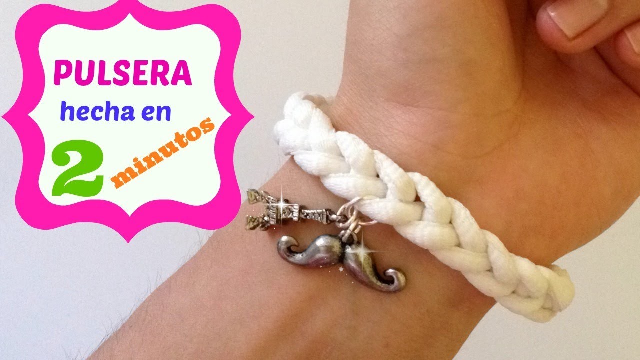 Pulsera hecha con agujetas(cinta para zapatos)