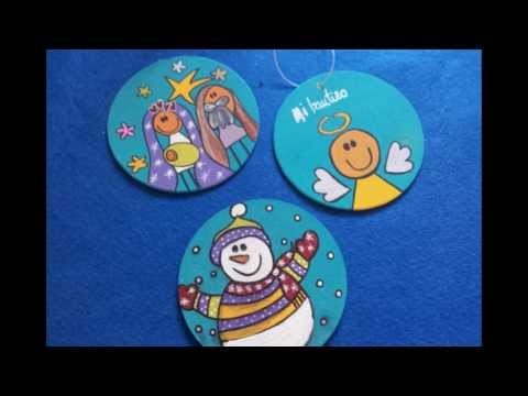Adornos para arbolito de navidad - Posa vasos navideño - Manualidades para niños - ChispiKids