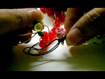Como hacer un bello rosario para colgar en los bolsos