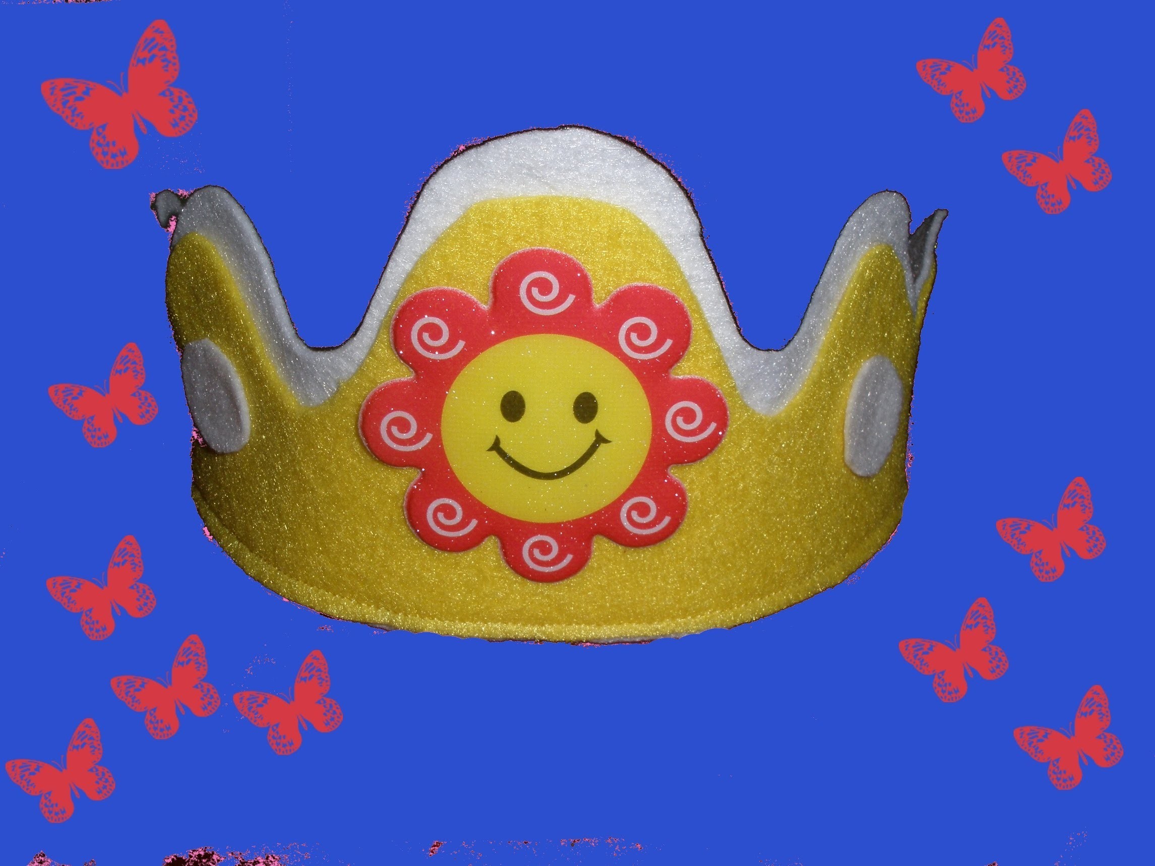 Como hacer una corona de princesas, princess crown DIY.
