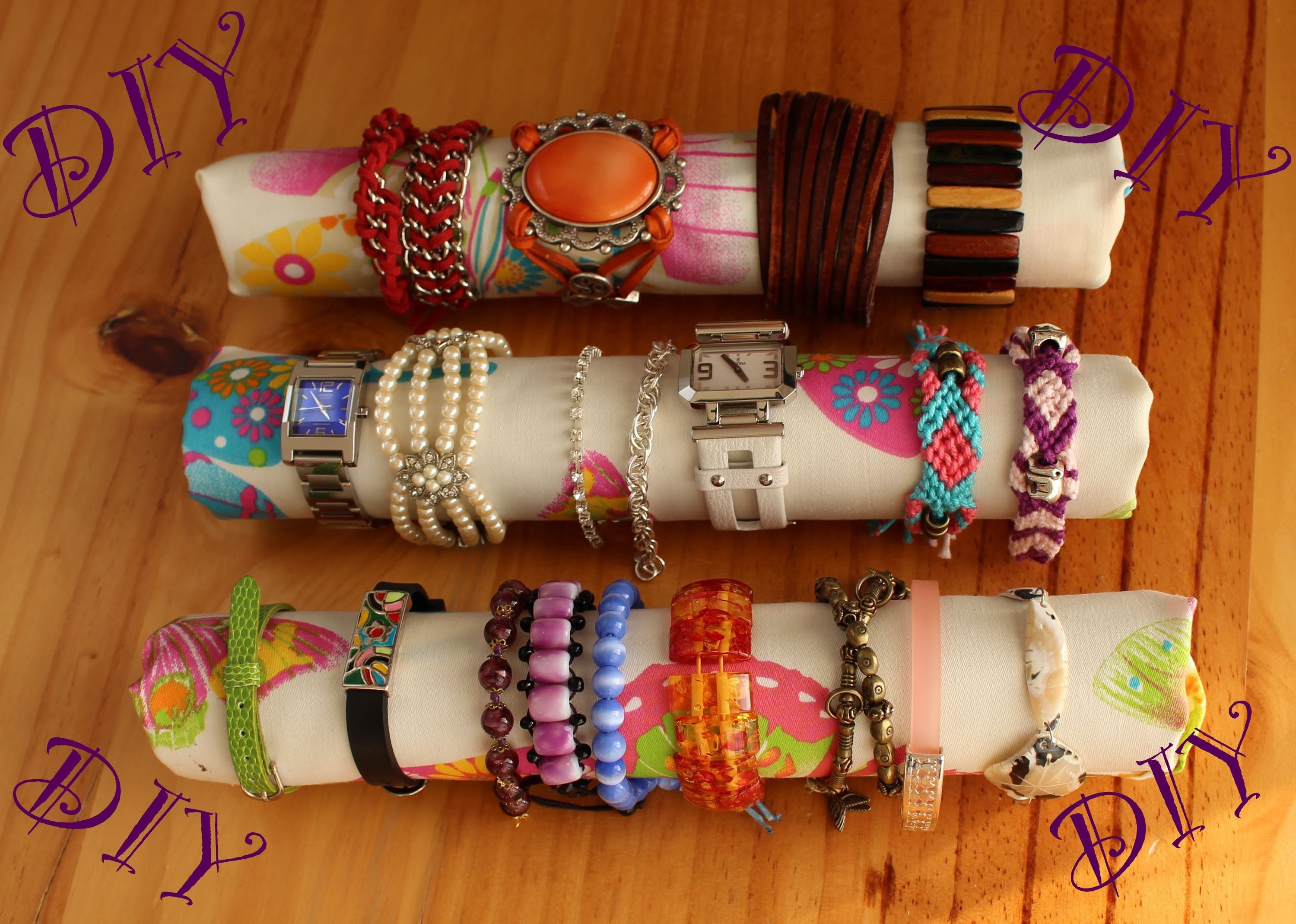 DIY: ¡Haz un organizador para tus pulseras y relojes! (muy fácil)