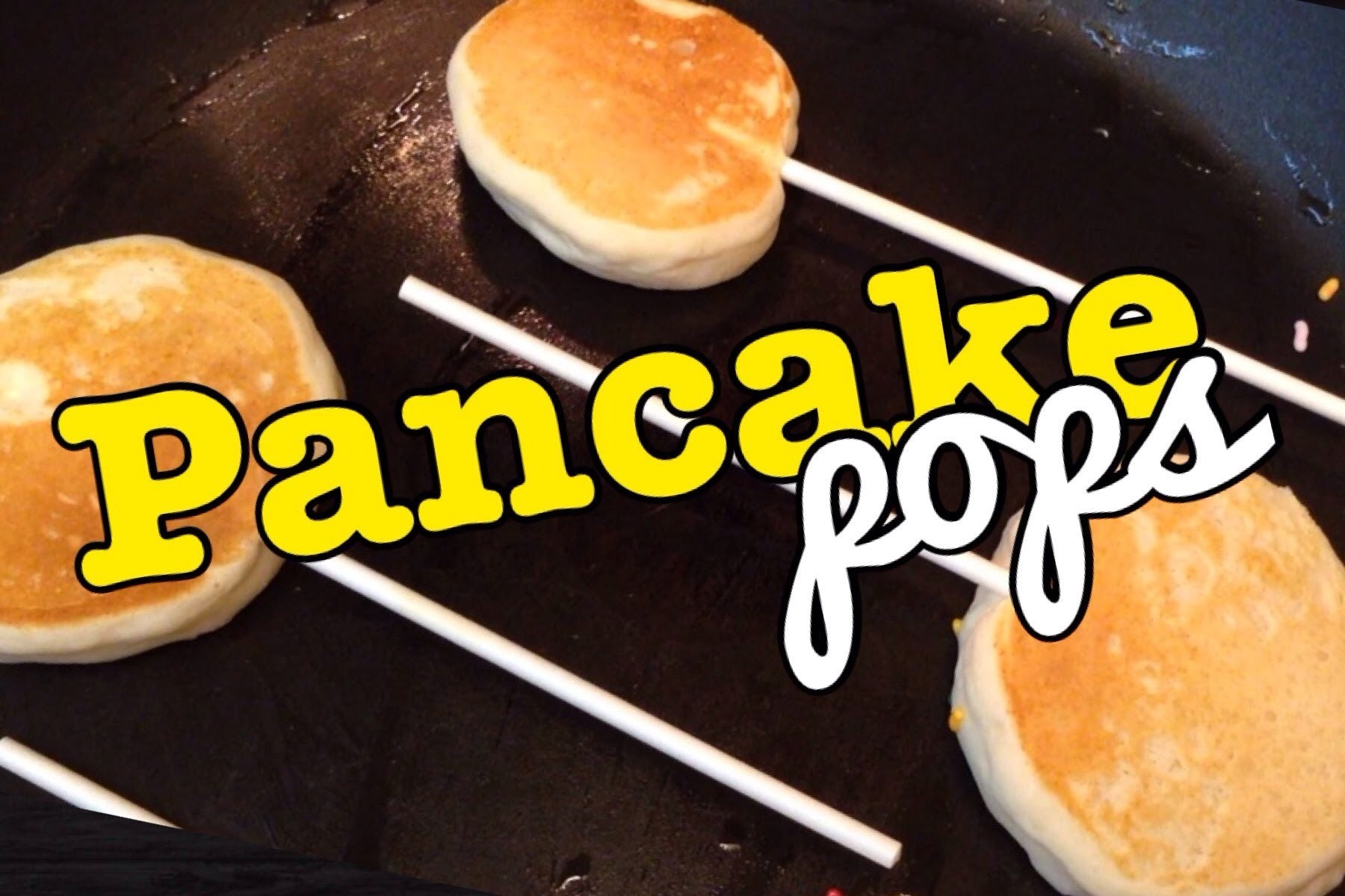Pancake Pops - Paletas de pankeke - Desayuno para Niños