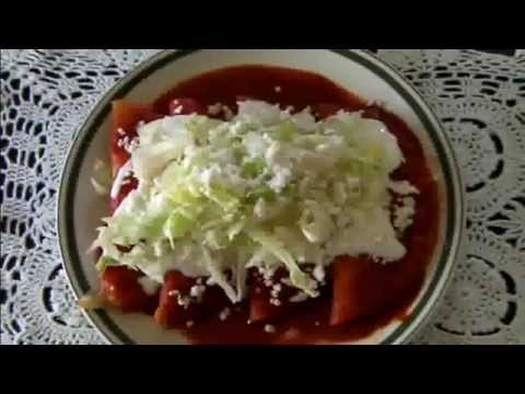 Enchiladas de Guajillo con Pollo * video 46 *