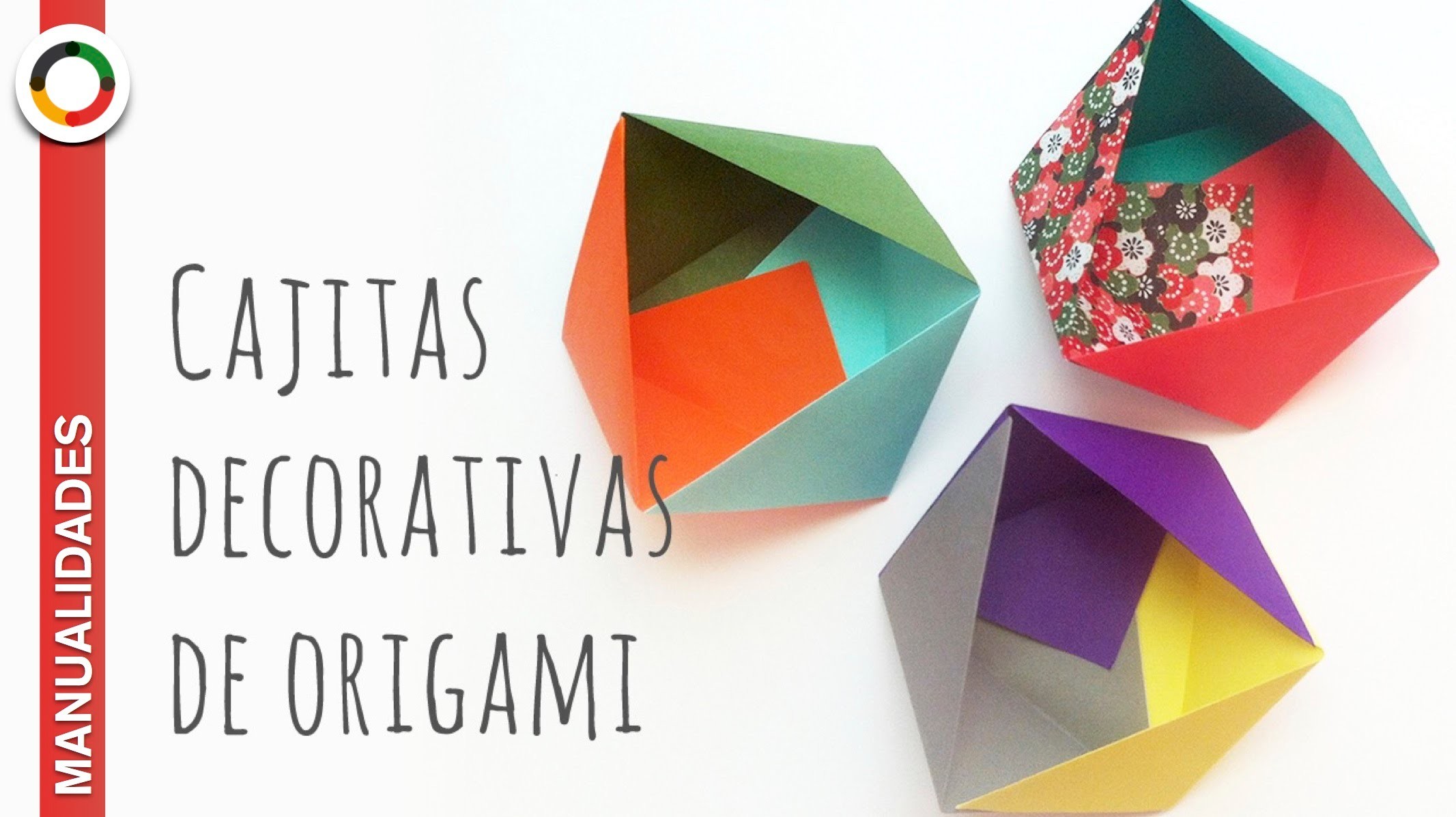 Cajas de papel. Origami fácil