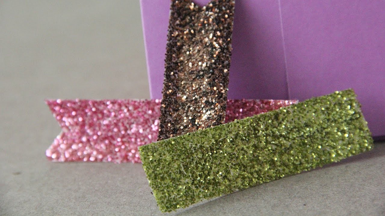 Cinta Glitter: para decorar tus manualidades