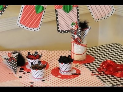 Como decorar un cumpleaños con Cartulinas - Souvenirs - Maria Jose Roldan