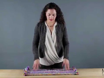 Cómo hacer fácilmente un tapete con retazos de tela