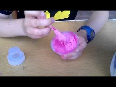 Como hacer slime (moco) sin borax