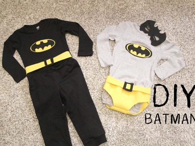 DIY Cómo hacer disfraz de BATMAN para niños