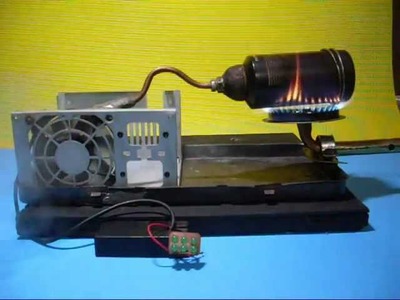Generador casero a vapor con cooler de PC