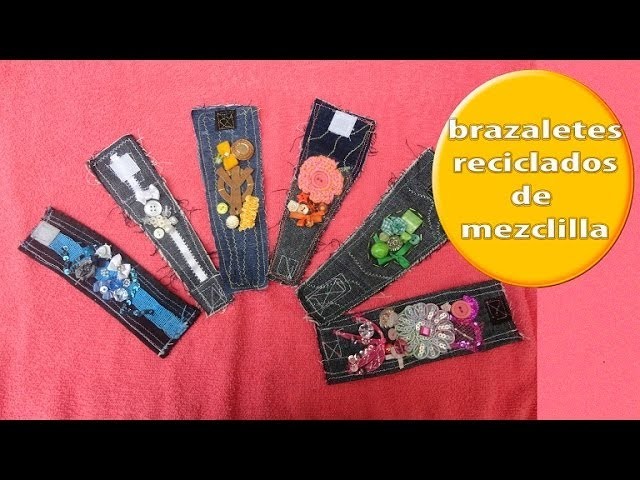 HAZLO TU MISMA: BRAZALETE DE MEZCLILLA RECICLADA