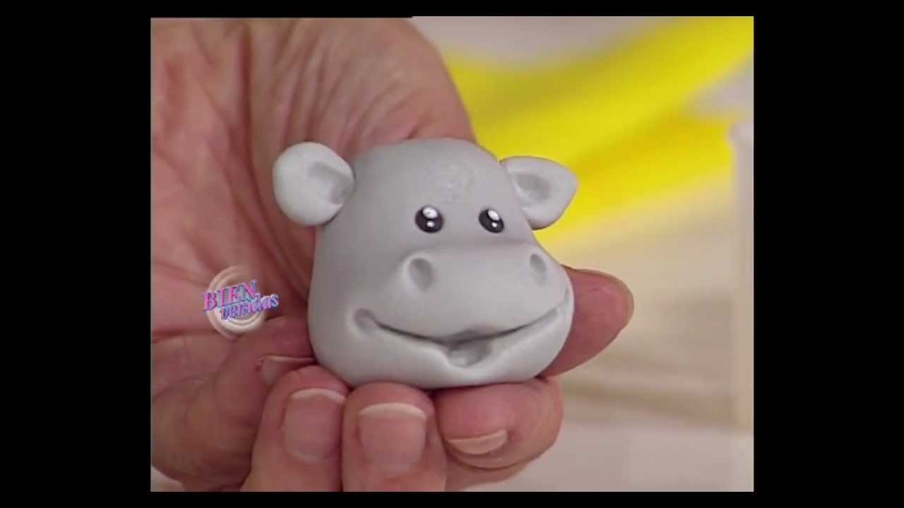 Mirta Biscardi - Bienvenidas TV - Hipopótamo para la Torta del 1er añito