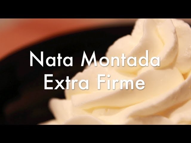 Nata Montada Extra Firme - Especial para Tartas y Rellenos