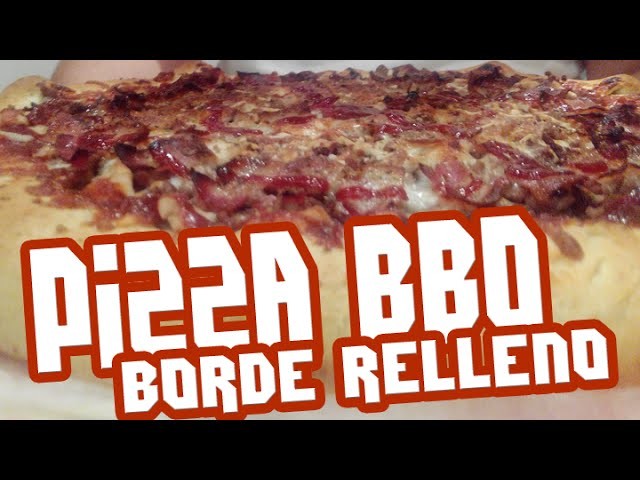 Pizza Barbacoa con Borde Relleno Hacendado en Español | TeamRandomPlay